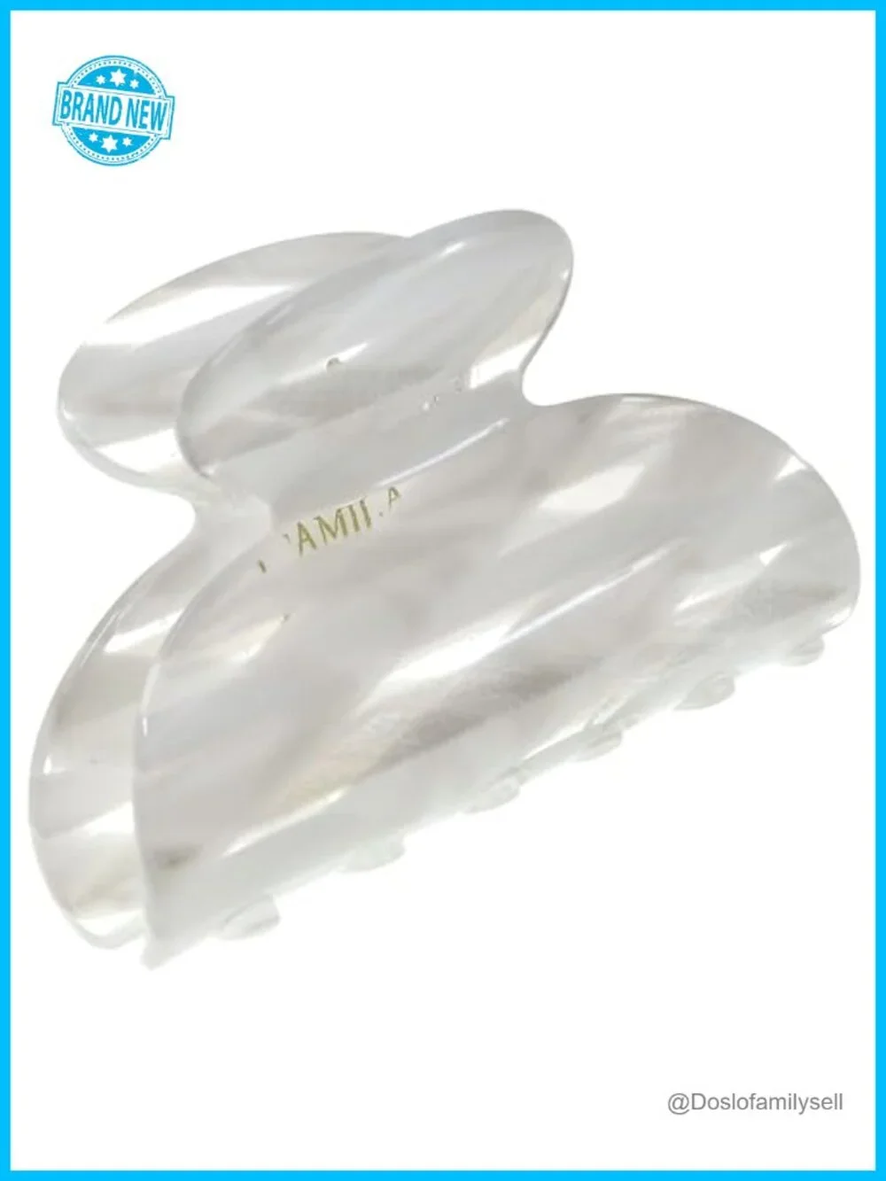 French Hair Claw Clip Handmade Durable Cellulose Acetate Strong Hold No Slip